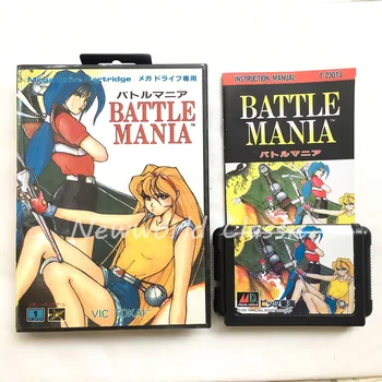 

Battle Mania Japan Cover US/JAP Shell for 16 bit With Boxed and Manual For Mega Drive Genesis MD Game Card