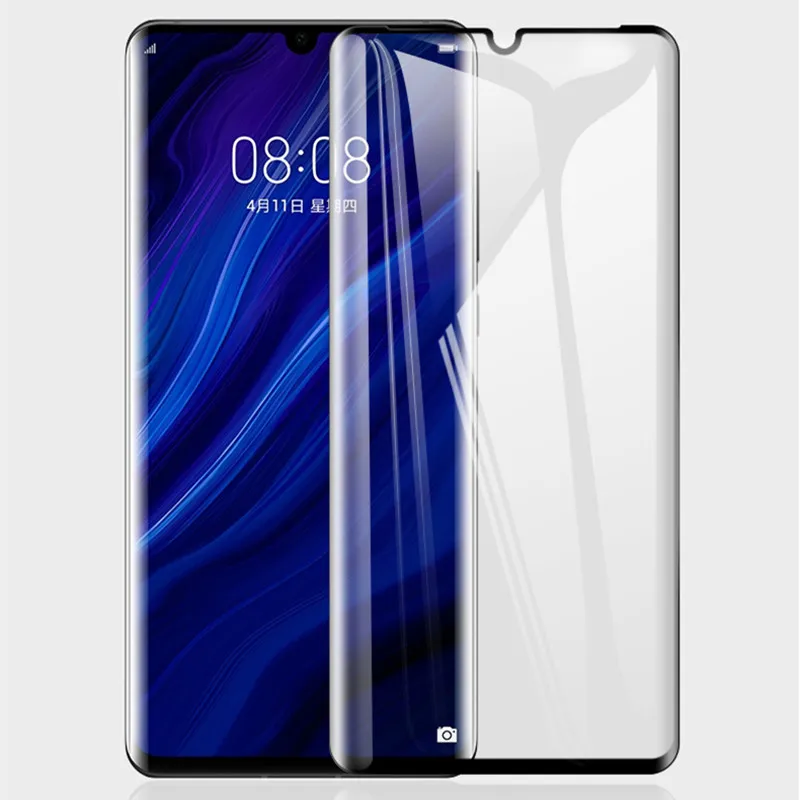 

Full Glue Tempered Glass For Huawei P30 Pro Screen Protector on Lite Full Curved Protective Glass For Huawei Nova 4e P30 Lite