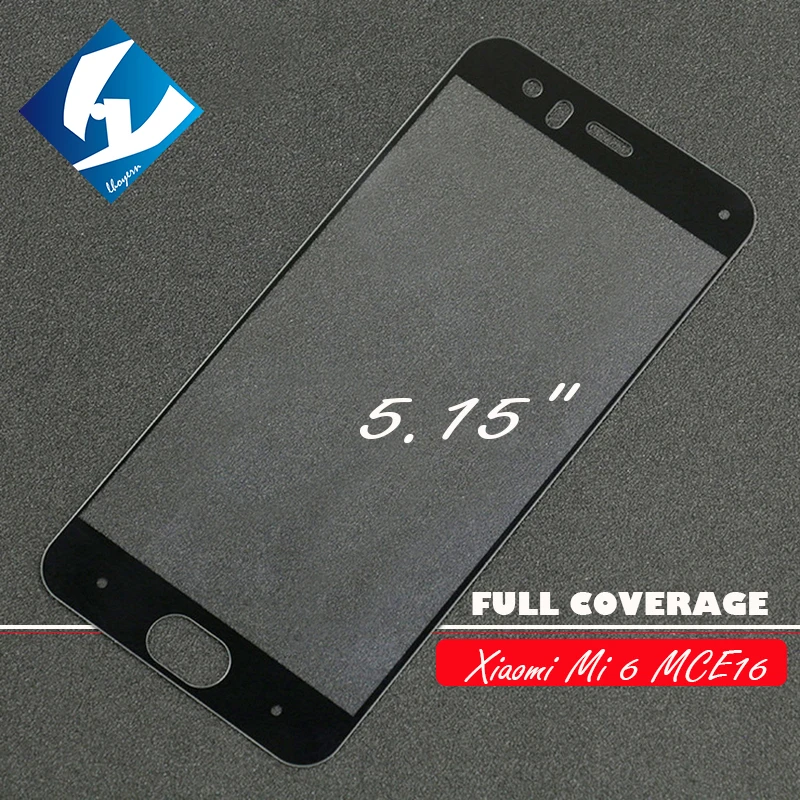 2 шт./партия 9 H полноэкранное закаленное стекло для Xiaomi mi 6 защитная пленка экрана 0