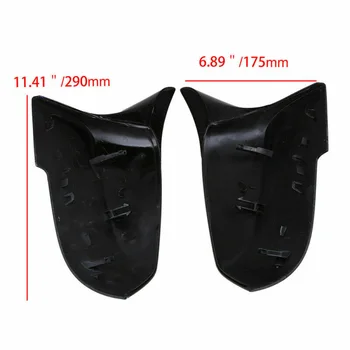 

Rearview Mirror Covers Replacement Carbon Fiber For BMW X1 SUV E84 2009-2015 Parts Durable