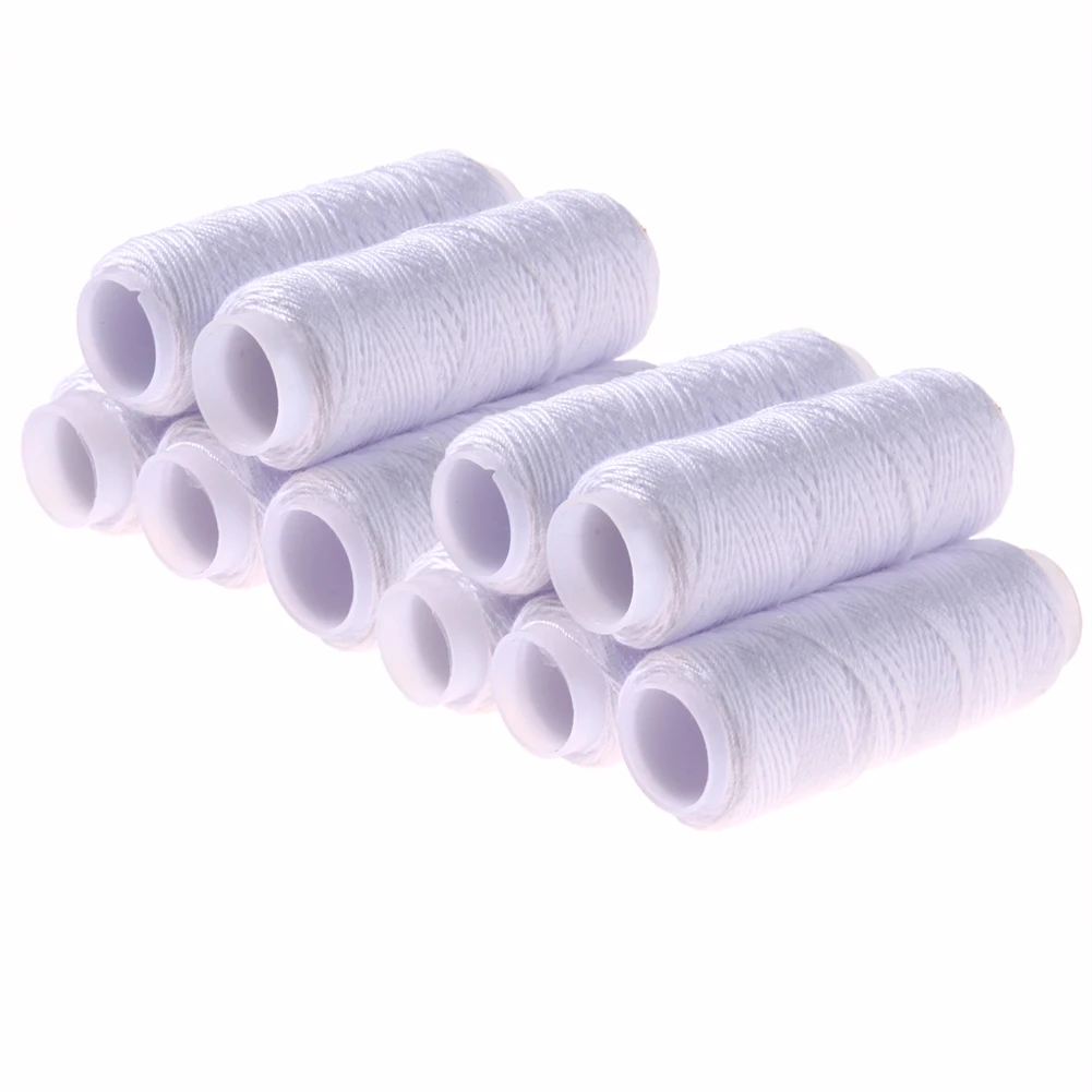 

Polyester Sewing Thread Black White Two Color High Quality For Hand Machine Sewing Clothes Embroidey Thread
