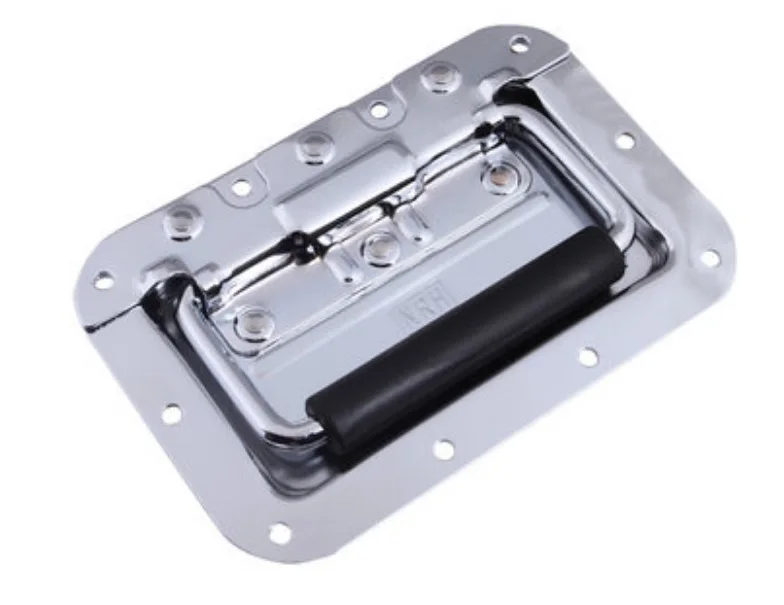 

4Pcs/Lot Chrome Steel Flight Case Recessed Spring-Loaded Handles