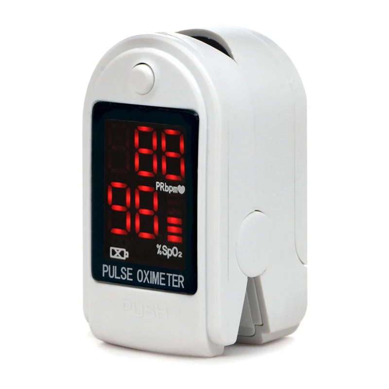 Color White Wholesale Oximeter LED Fingertip Pulse Oximeter Spo2 Monitor Fingerpulsoximeter Pulsoximeter Saturimetro Ossimetro
