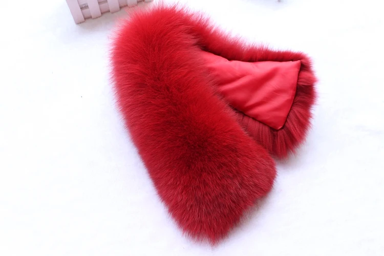 natural fox fur collar scarf (17)