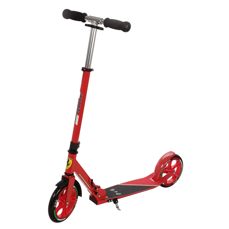Adult children Teenagers kick scooter foldable PU 2wheels City Kick Scooter maximum load 100KG