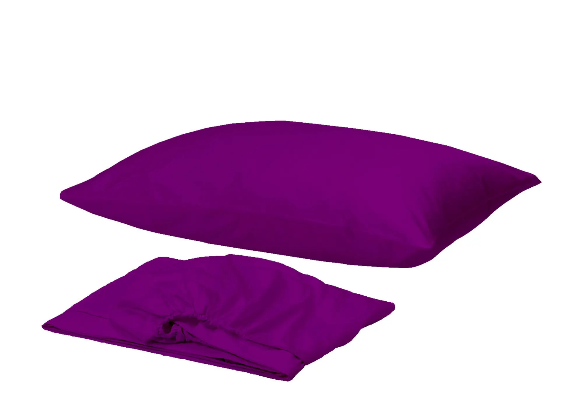 

Gold Case 100% Cotton Single Size Bed Sheet Set - Purple