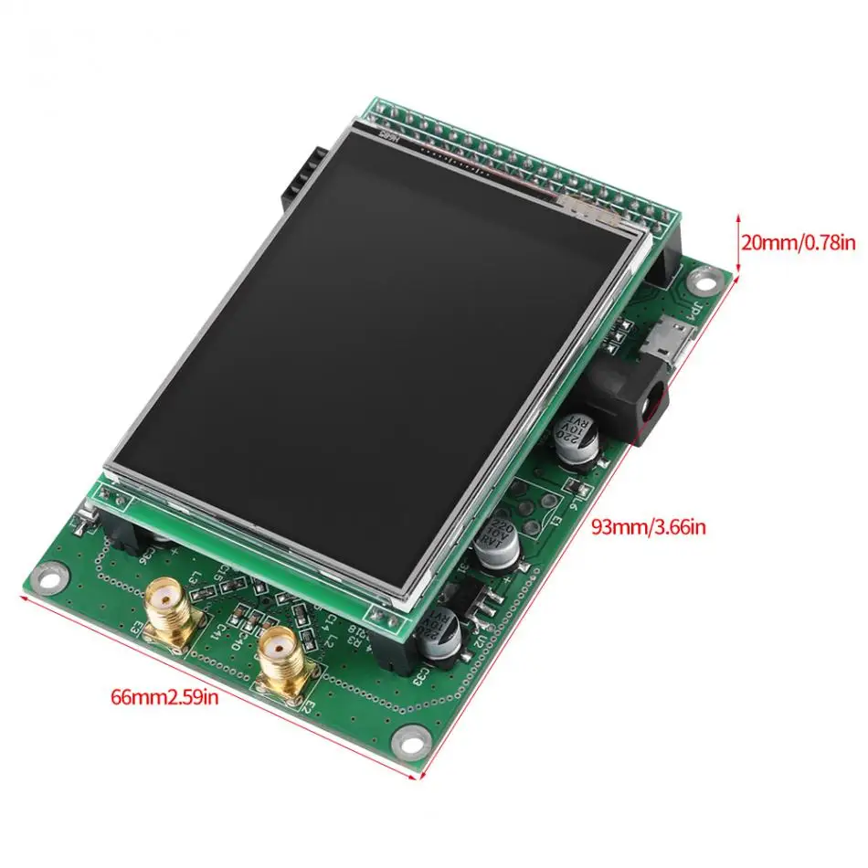 Модуль генератора, радиочастотная плата генератора сигнала, 35 м до 4,4 г+ STM32 TFT сенсорный ЖК-дисплей