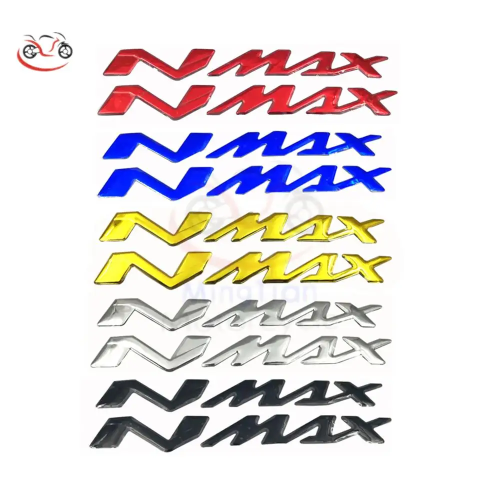 1 пара наклейки на мотоцикл для Yamaha NMAX 155 125 NMAX155 3D бак аппликация эмблема |