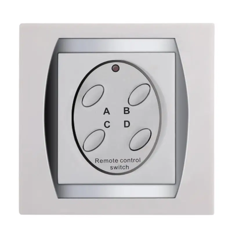 

Smart Home RF 4 Channel Wireless Digital Remote Control Light Switch