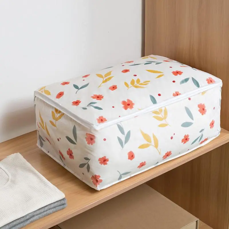 

Foldable PEVA Quilt Storage Bags Waterproof Dustproof School Bag Plus Size Box Clothing Sweater Organizer container