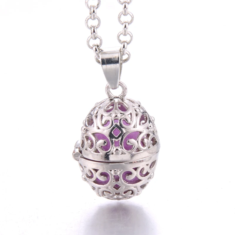 

DIY Ball Glass Rhinestone Pearl Cage Necklace Locket Pendant Vintage Antique Aromatherapy Perfume Essential Oil Diffuser Locket