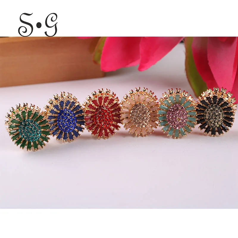 

12PCS/Dozen Fashion Metal Muslim Headscarf Abaya Khimar Magnetic Hijab Scarf Magnet Pin Wedding Buckle Brooches