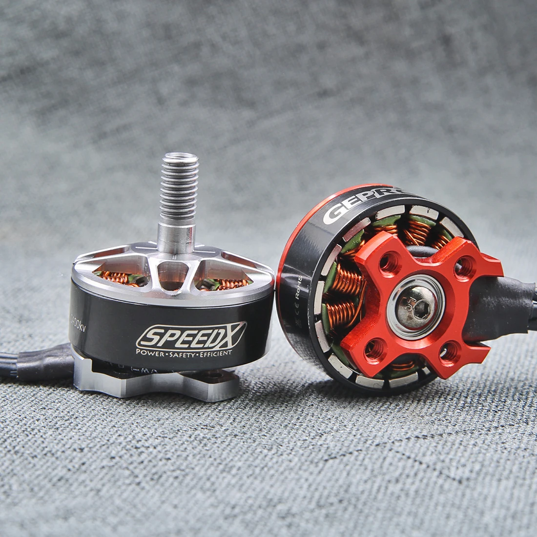 GEPRC SpeedX GR2207 двигатель FPV 2700kv бесщеточный двигатель-светлый титановый цвет