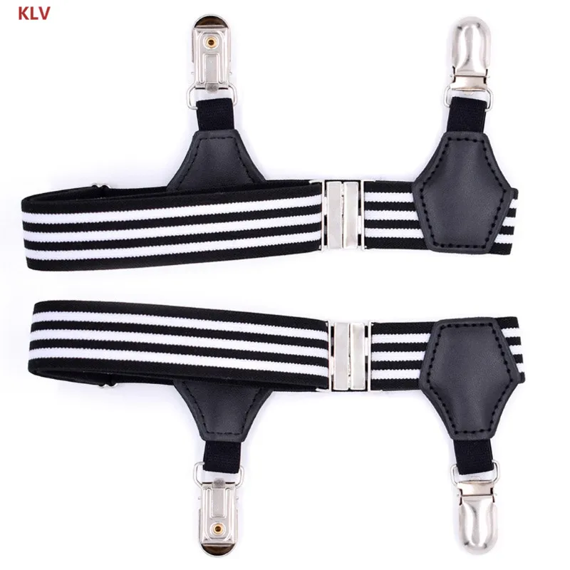 Men's Suspenders Apparel Accessories Strong-Willed Tiaobug Men Double Clip Adjustable Gentleman Elastic Leg Harness Sock Stays Garters Suspender Garter Business Holder Braces Belt