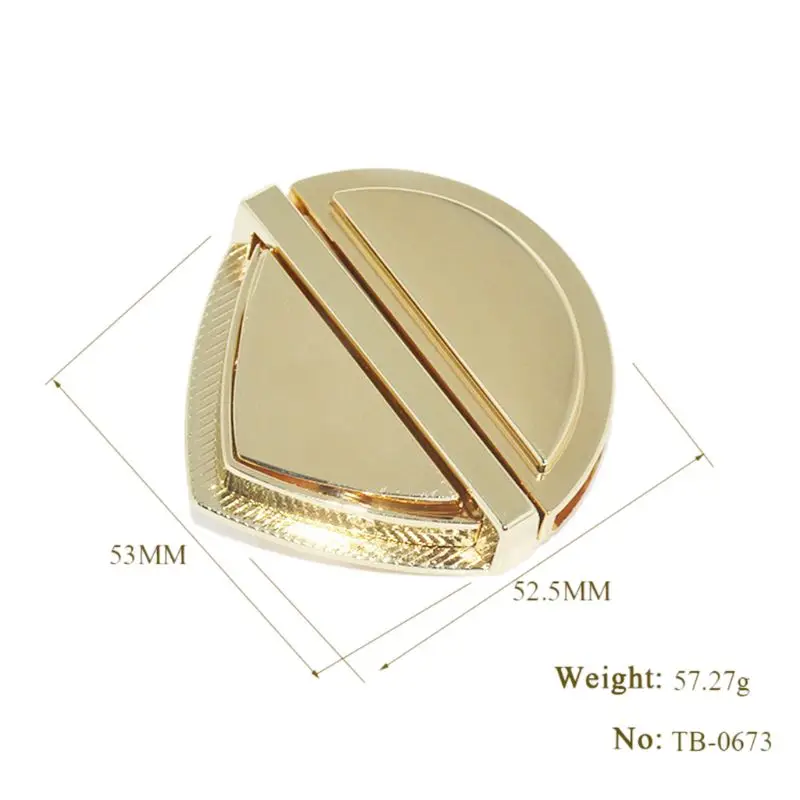 

Metal Clasp Turn Lock Twist Lock for DIY Handbag Shoulder Bag Purse Hardware