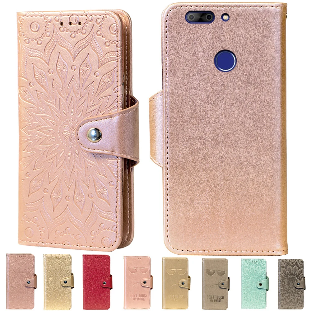 

Embossing Stand Flip PU Leather wallet Case Cover For Digma LINX Rage 4G Phone Cases