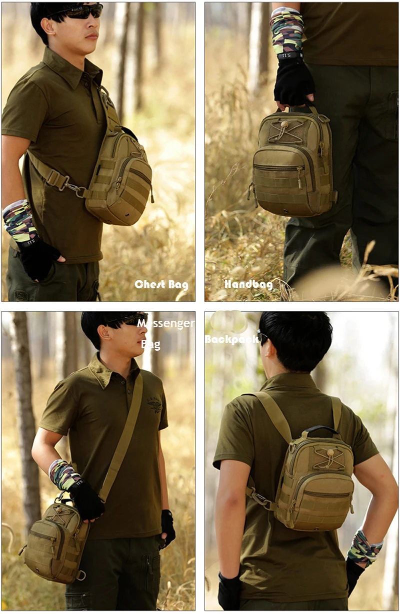 Norbinus, мужская сумка через плечо, военная нагрудная сумка, сумка-слинг, тактические сумки через плечо для мужчин, водонепроницаемые нейлоновые поясные сумки
