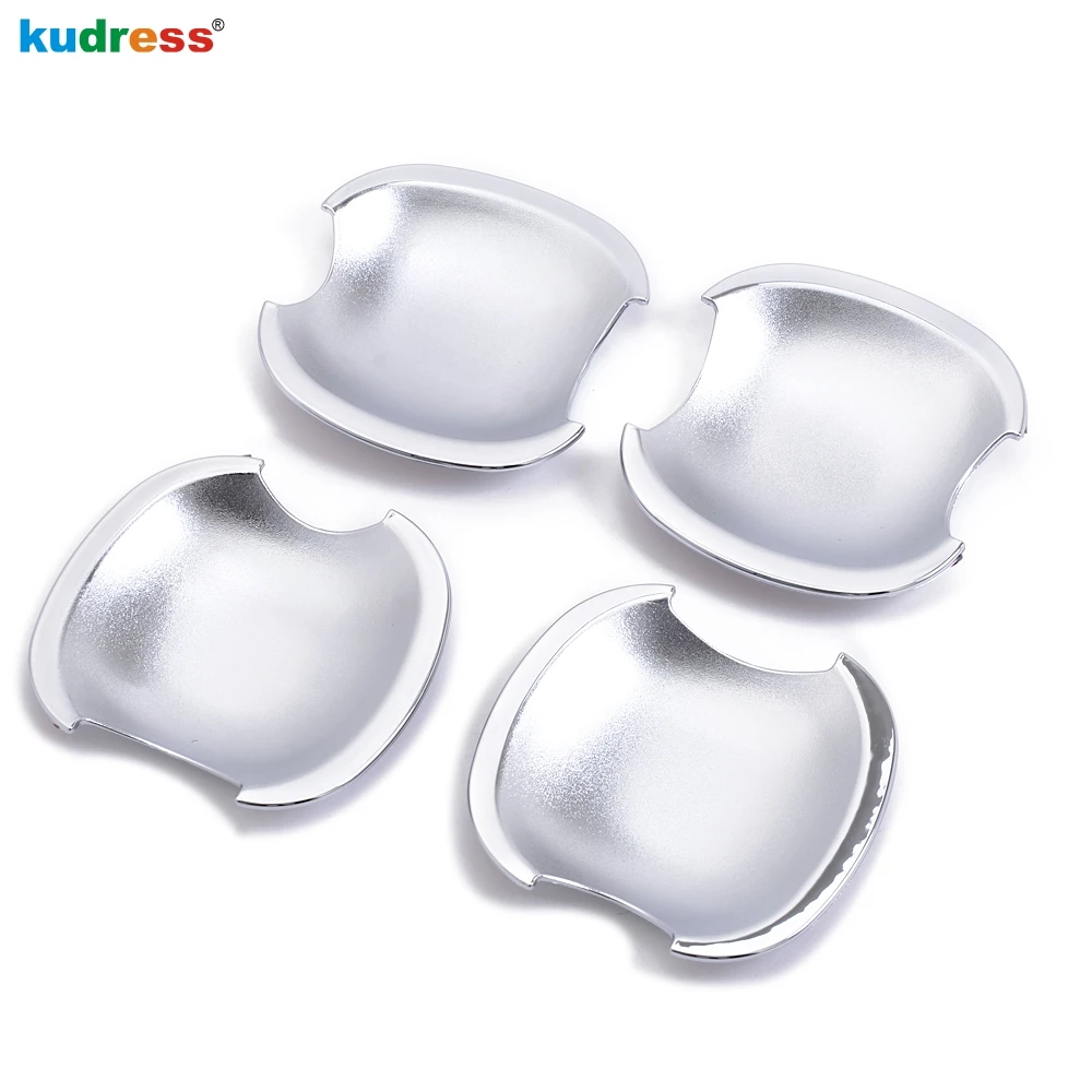 

For Kia Sorento 2010 2011 2012 Chrome ABS Door Exterior Accessories Car Door Handle Bowl Cover Trims Protector Sticker 4pcs