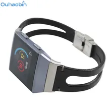 Ouhaobin высококачественный сменный кожаный ремешок, Браслет для Fitbit Ionic Ян 3 Прямая поставка