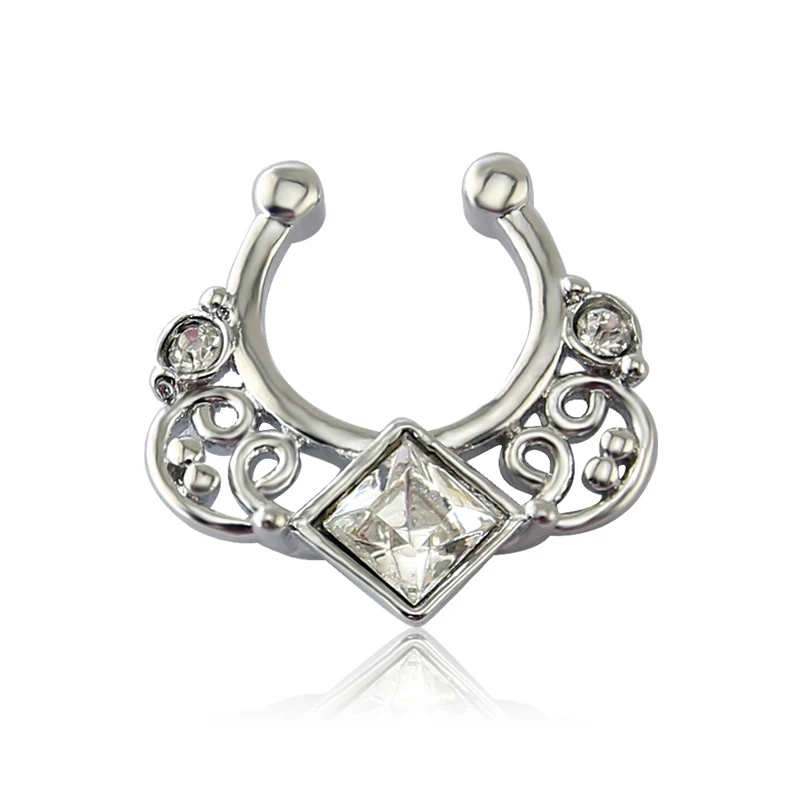 Indian Mysterious Fake Septum Clicker Piercing Beautiful