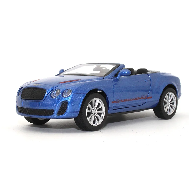 132 Bentley Continental Diecast Car model kids toys Collection model decoration Sound and light