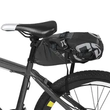 ROSWHEEL Waterproof Bicycle Saddle Bag Bike Storage Bag Cycling Backseat Pack Portable Rear Seat Tail Pack bicycle Accessories
