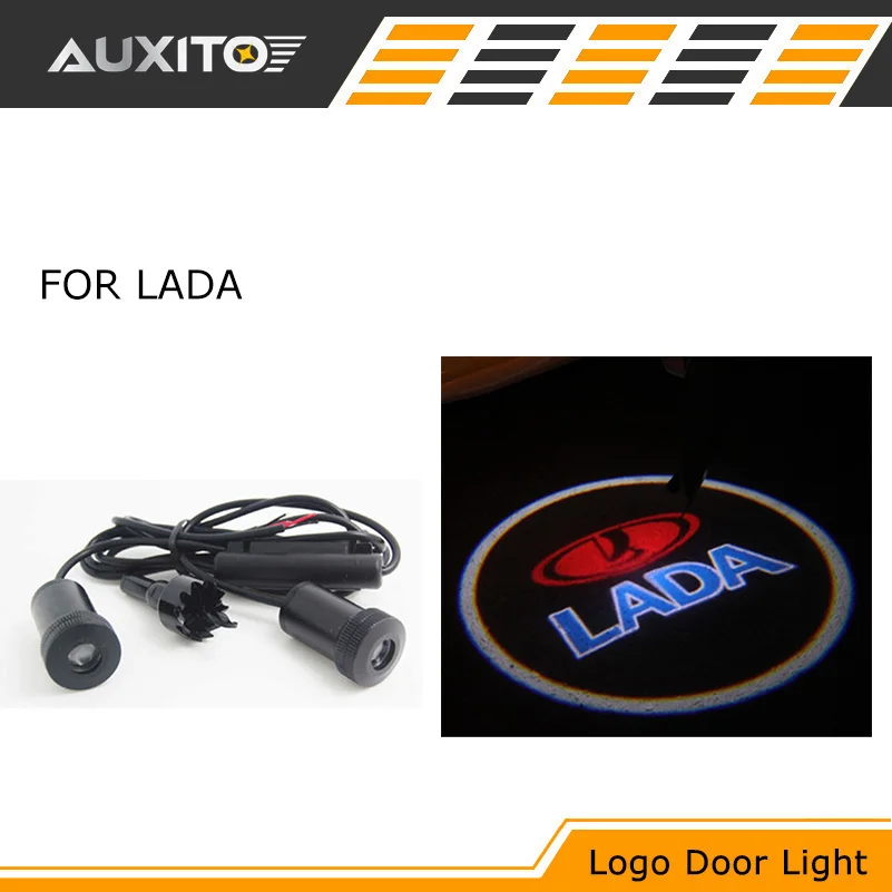 

Car LED Emblem Ghost Shadow Door Light 3D Laser Logo Projector Courtesy Lamp for Lada Granta Kalina Largus Priora Niva Samara