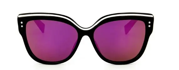 Новинка, модные очки кошачий глаз, красивые солнцезащитные очки для женщин, Ретро стиль, супер звезда, солнцезащитные очки для мужчин, Oculos Gafas De Sol, солнцезащитные очки с бабочкой, 120R - Цвет линз: Purple