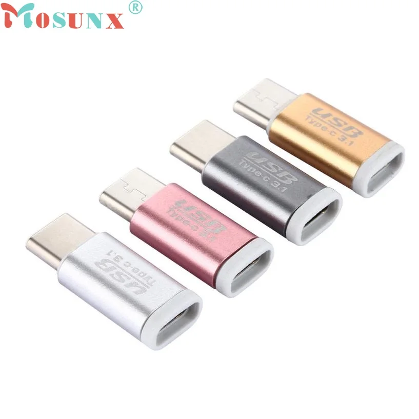 

Beautiful Gift New Micro USB to Type C USB 3.1 Data Adapter for Oneplus 2 /Nexus 6p /MacBook Type-C Wholesale price Mar9