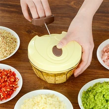 Household Manual Cooking Smasher Garlic Cutting Machine Mincers Ground Meat Garlic Salad Filling Machine Ktchen Artifact Household Manual Cooking Smasher Garlic Cutting Machine Mincers Ground Meat Garlic Salad Filling Machine Ktchen Artifact