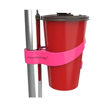 

Portable Travel drink cup holder Clip Public Transportation Cup Holder for Trains Buses Bikes Blue/Pink/White