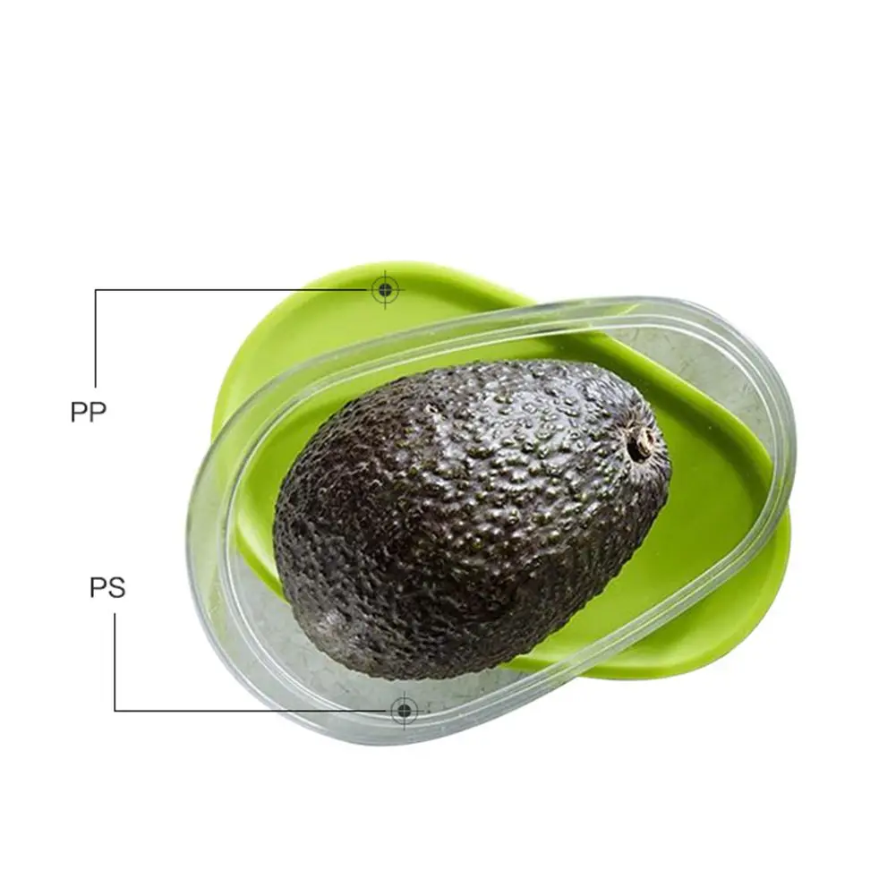 Avocado Savers Food Storage Box Crisper Plastic Kitchen Food Crisper Vegetable Fruits Containers