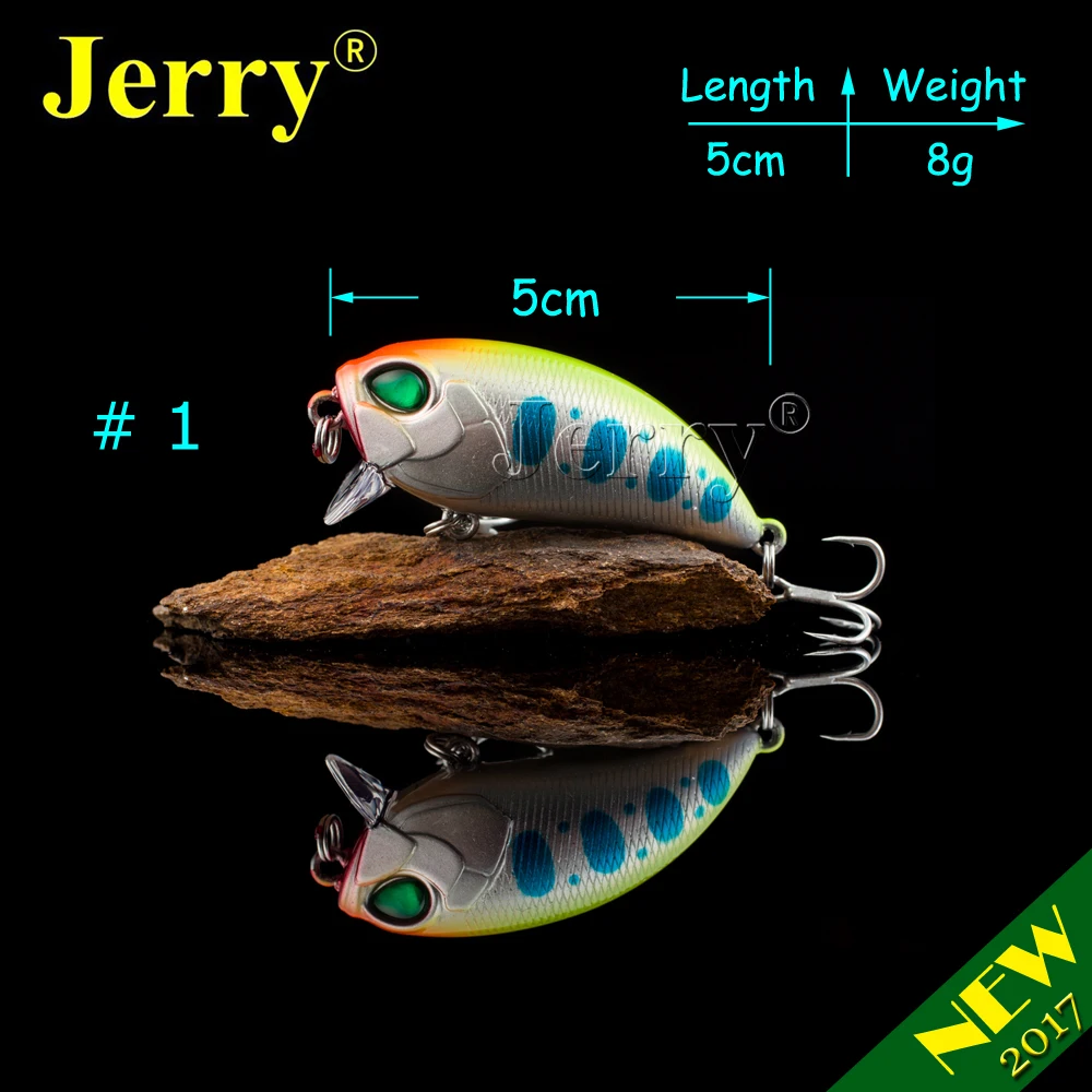 Jerry 1 шт. 5 см 8 г сверхлегкие рыболовные приманки жесткая приманка погремушка