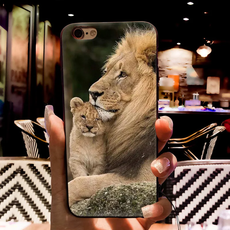 Чехол для телефона MaiYaca Lion Alpha Male Cub для iphone 11 Pro 11 Pro Max 8 7 6 6S Plus X 5s SE XR - Цвет: 2