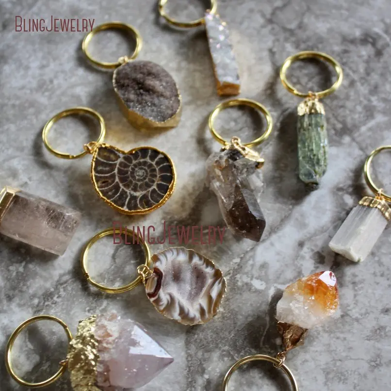 20181018-KE18786-new geode keychains gold