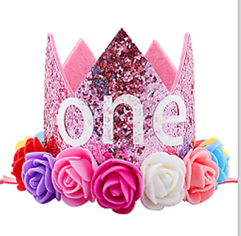 Princess Baby Girl 1st Birthday Flower Crown Party One & Two Year Hairband^Ti JG Princess Baby Girl 1st Birthday Flower Crown Party One & Two Year Hairband^Ti JG