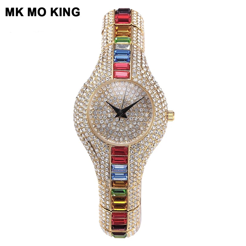 

Luxury brand diamond-studded women's fashion stainless steel ladies waterproof Quartz watch bracelet Clock dw mk reloj mujer