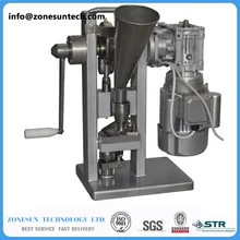 Single punch tablet press machine/tablet pressing machine both motor-driven and handle manual/mini pill maker