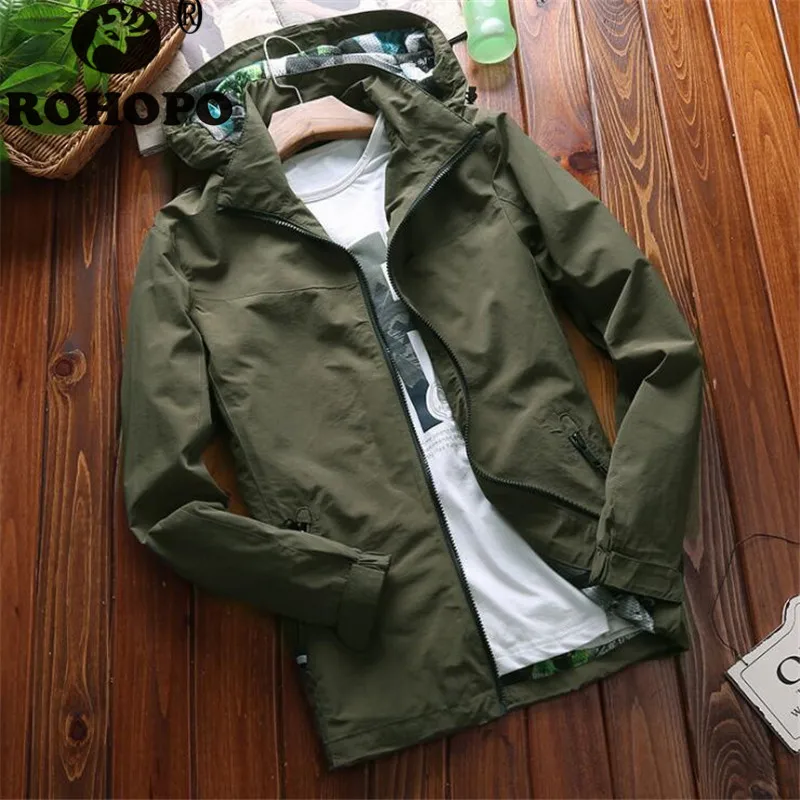 Camouflage Mesh Jacket Windbreaker 2019 Autumn Summer Korean Style Male Hooded Outwear Man Spring Sportswear Brand Coat