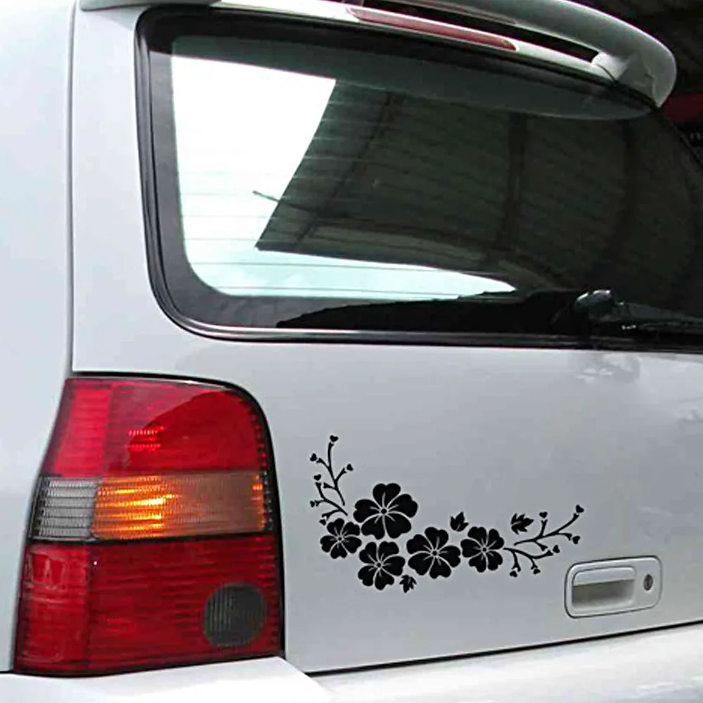 Авто Стайлинг Автомобильная наклейка деликатные летающие Цветы Наклейка для