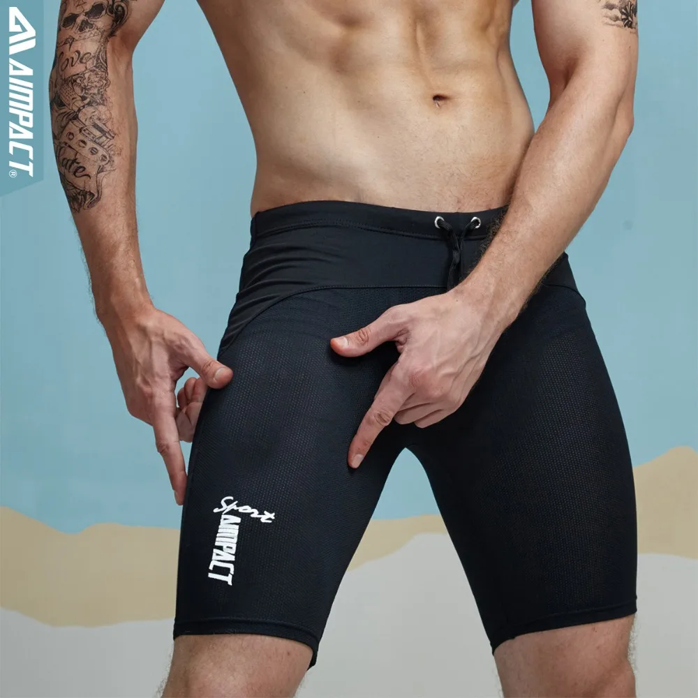 

Aimpact Fitted Gymi Tight Shorts for Men Bodybuilding Crossfit Workout Muscle Shorts Mesh Training Sporty Active Trunks Man AQ11