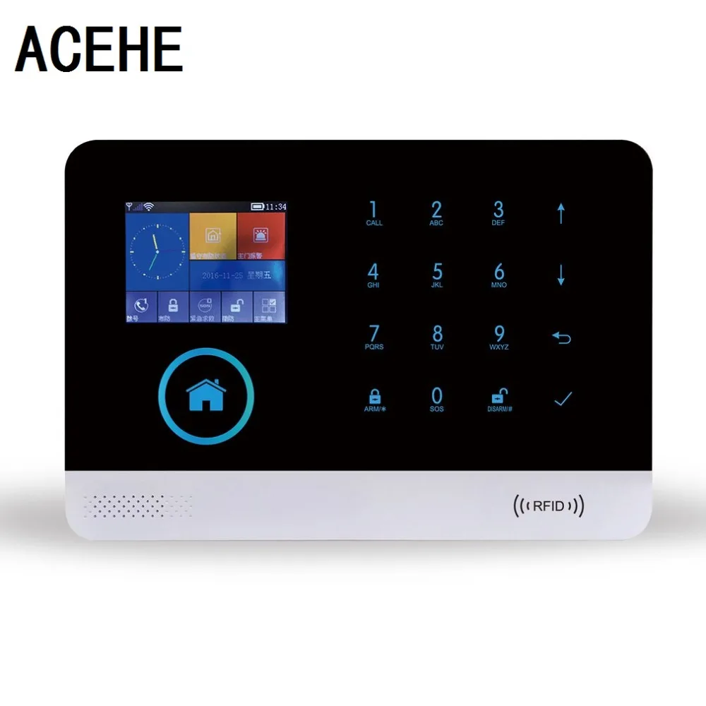 

Wireless GSM Autodial Security Burglar Intruder Alarm Systems Kits Infrared Motion Sensor Door Detector for House Office