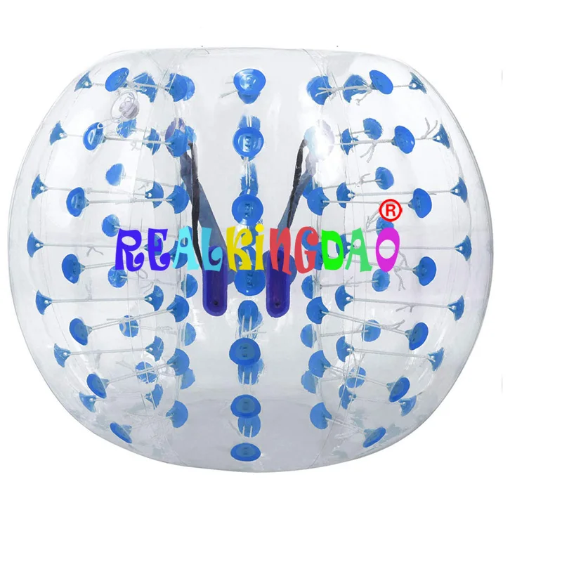 1,2 м 1,5 м 1,7 м человеческий надувной мяч для футбола надувной шар бампера Зорб мяч пузырь футбол - Цвет: 1.7m Blue Dot