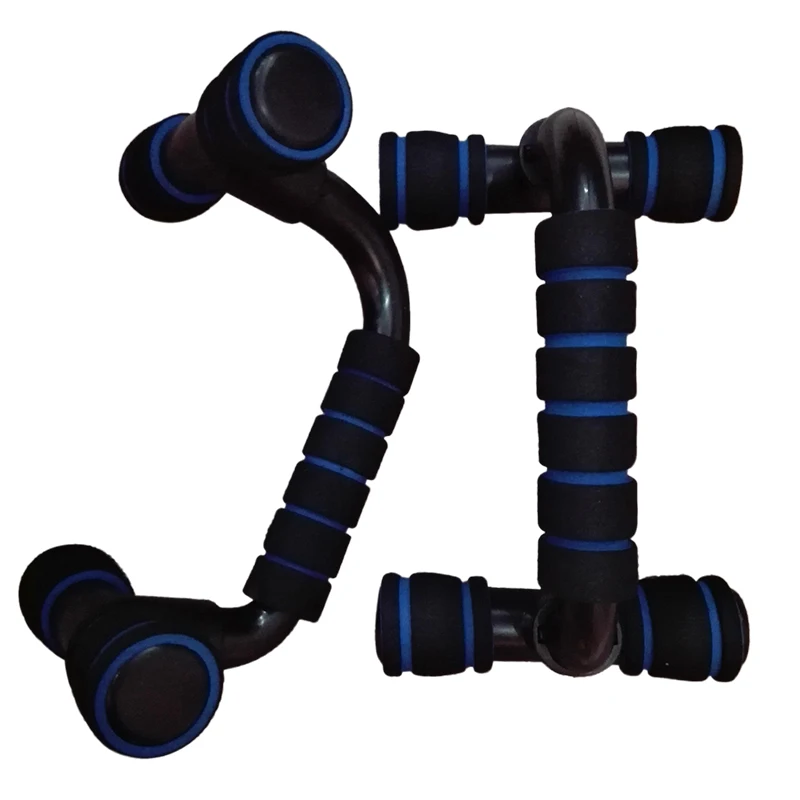 

2pcs H I-shaped ABS Fitness Push Up Bar Push-Ups Stands Bars Tool Fitness Chest Training Exercise Sponge Hand Grip Trainer New