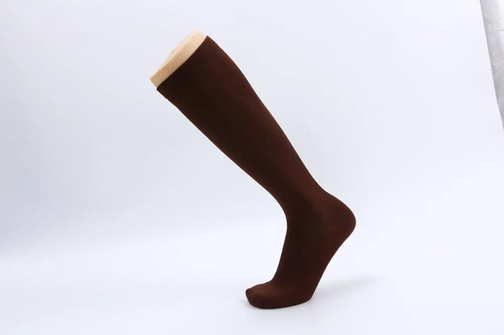 Унисекс, медицинские компрессионные носки для женщин и мужчин, давление, варикозное расширение вен, облегчение боли в ногах, гольфы, носки для мужчин, 1 пара, новинка - Цвет: Coffee