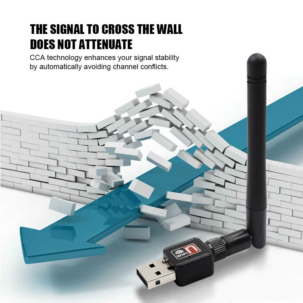 Мини Сетевая карта USB WiFi адаптер 150 Мбит/с 2dBi Wi-Fi адаптер ПК Wi Fi антенна WiFi ключ 2,4G USB Ethernet WiFi приемник