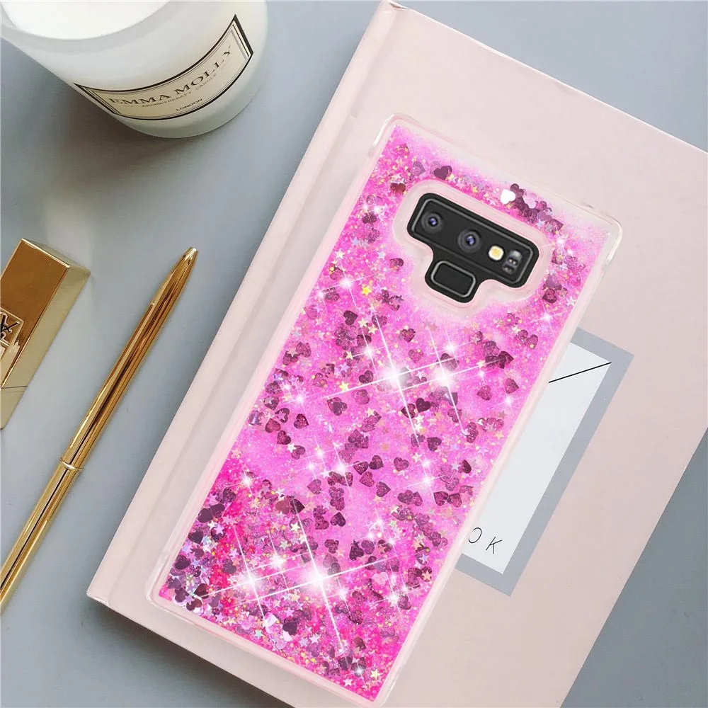 Liquid Glitter Case For Coque Samsung Galaxy Note 9 8 Case Soft Silicone TPU Phone Cases For Samsung Galaxy S9 S8 Plus Note 9 8  (3)