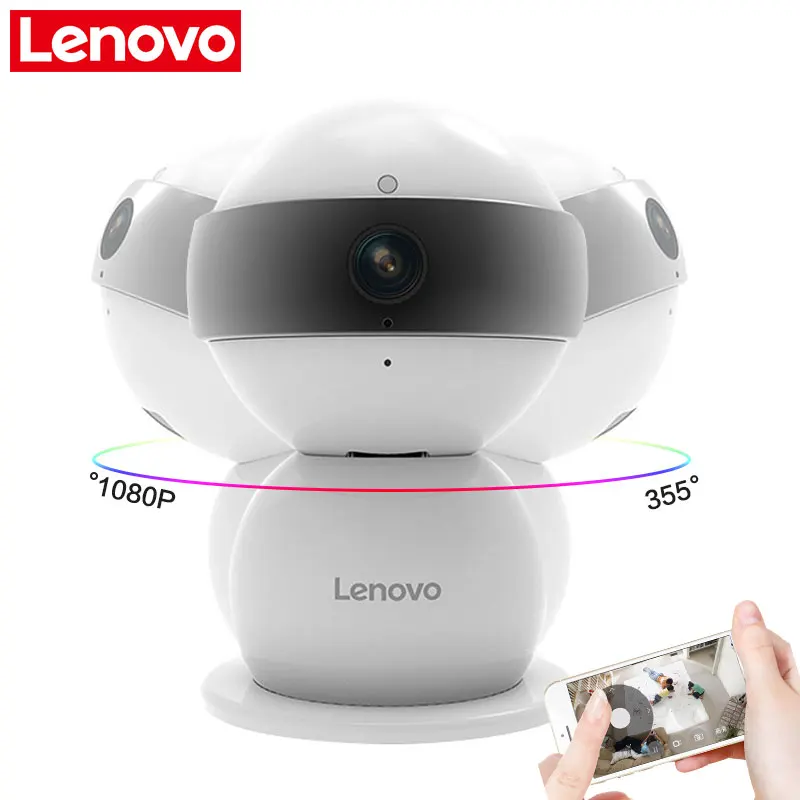 LENOVO WiFi IP Camera Snowman SR Wireless Mini HD 1080P Monitor & PTZ