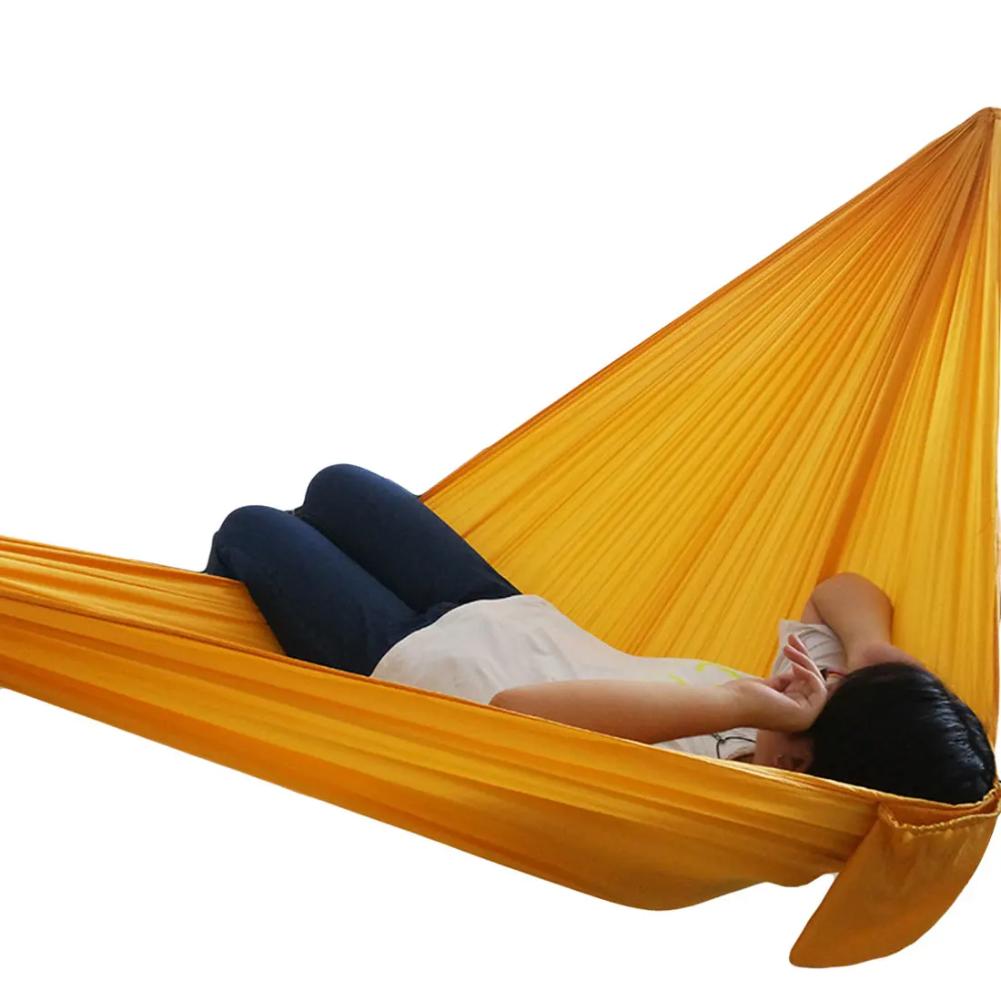 

2018 Multi-Color 2 People Portable Parachute Hammock Camping Survival Garden Hunting Leisure Hamac Travel Double Person hammock