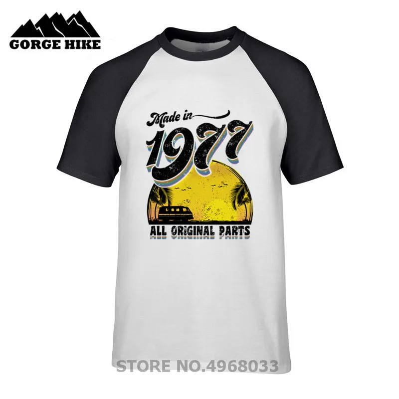 Дешевые летние фракции T shirtMade в 1977 все оригинальные запасные части для 41st подарок